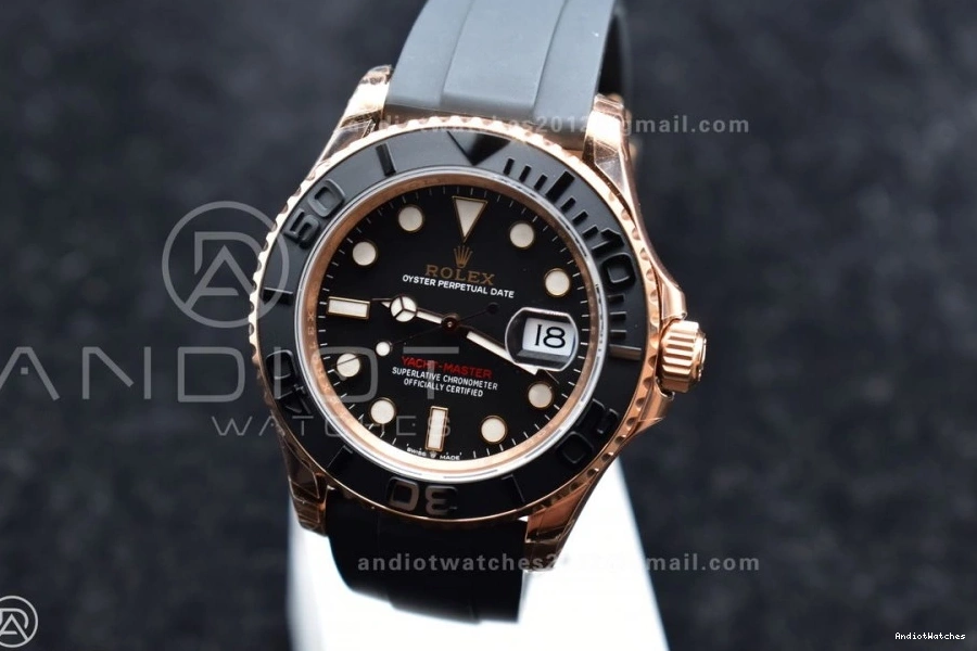 Oysterflex Black VS 1220 Best on 126655 Yacht-Master Ceramic 1:1 TimelessDesign Strap Bezel VSF Rubber Edition 0421